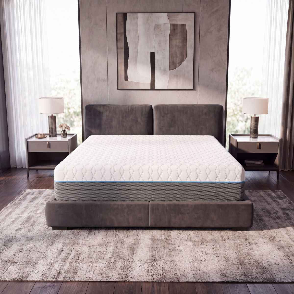 Omne Sleep Copper Recovery 12” Plush Memory Foam Mattress
