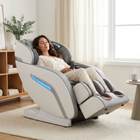 2026 4D Full Body Massage Chair, Zero Gravity, Shiatsu Recliner, SL Track Massage, Heating, Bluetooth, White — Lifestyle
