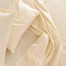 Sleep & Beyond 100% Organic Cotton Sateen Sheet Set