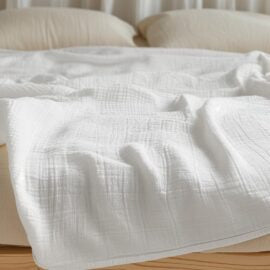 Sleep & Beyond 100% Organic Cotton Muslin Blanket