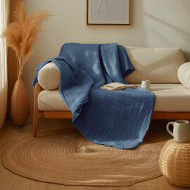 Sleep & Beyond 100% Organic Cotton Muslin Blanket