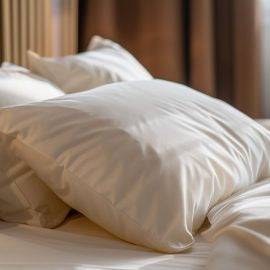 Sleep & Beyond 100% Organic Cotton Waterproof Pillow Encasement Pair