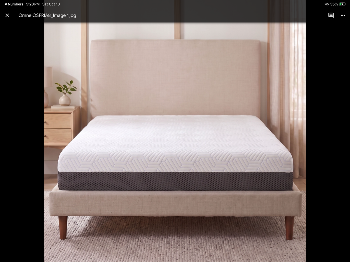 Omne Sleep Fria 8” Firm Mattress With Cooling Cover