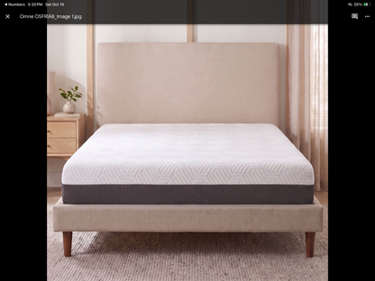 Omne Sleep Fria 8” Firm Mattress With Cooling Cover