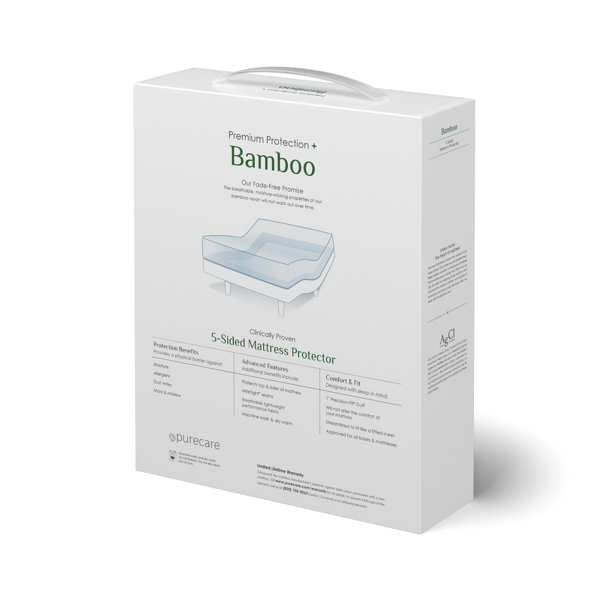 PureCare Bamboo Mattress Protector