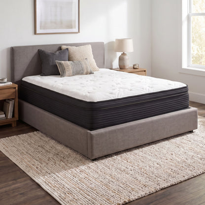 Omne Sleep 13” Plush Cooling Hybrid Mattress with Phase Change Cooling Cover