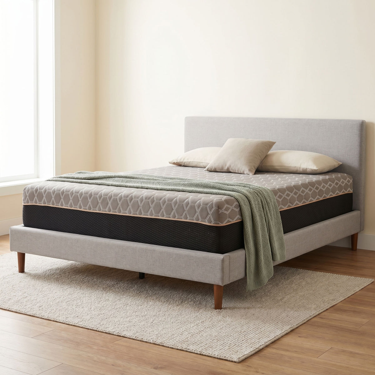 Omne Sleep Copper Recovery Hybrid 12” Plush Memory Foam Mattress