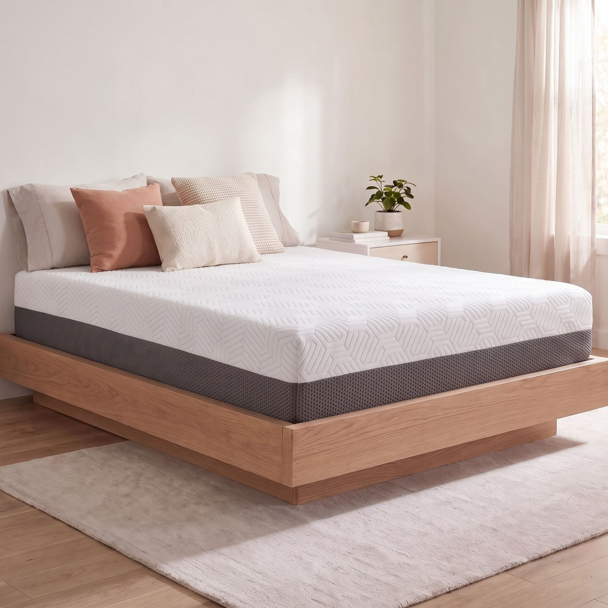 Omne Sleep Fria 10” Medium Firm Mattress With Cooling Cover