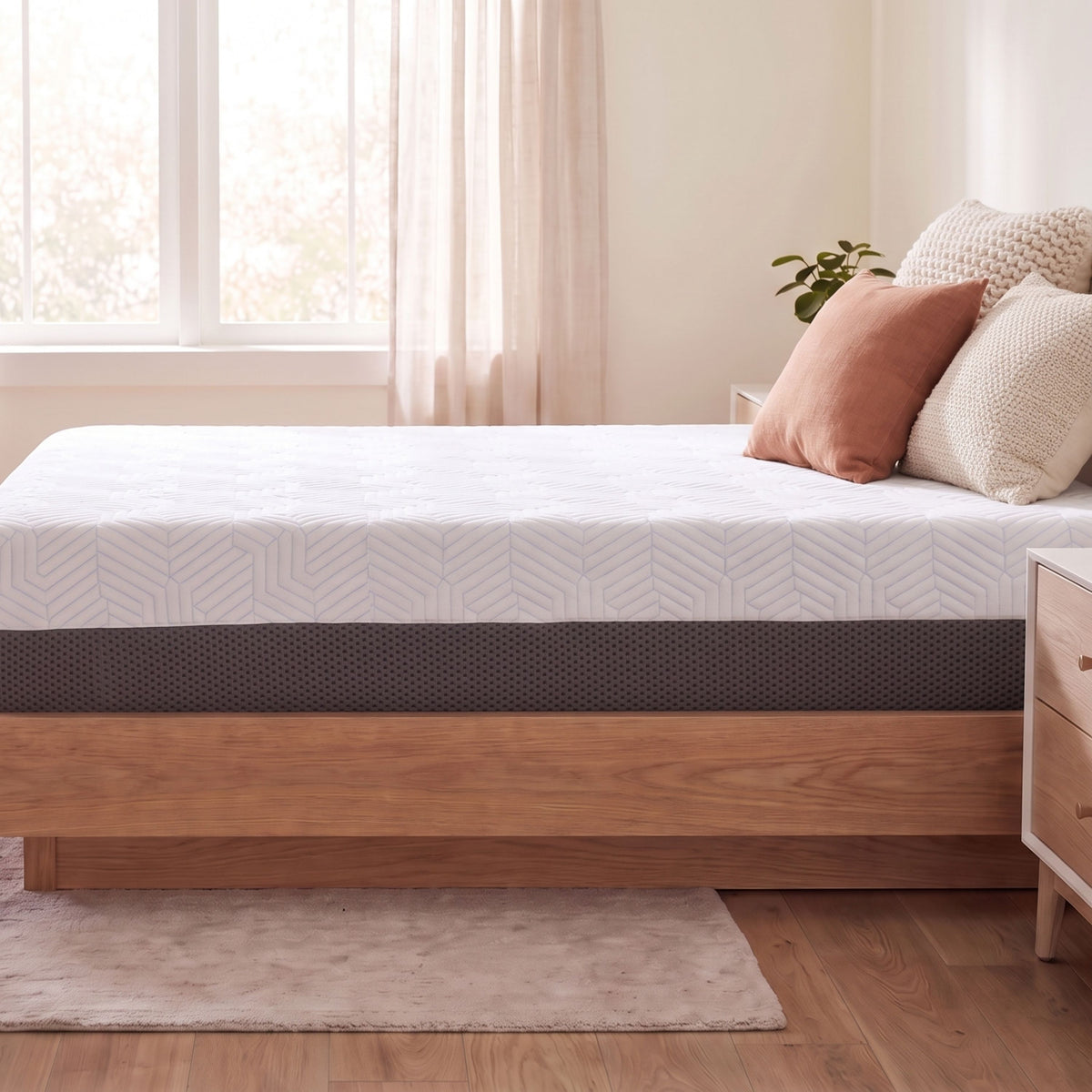 Omne Sleep Fria 10” Medium Firm Mattress With Cooling Cover